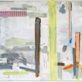 No title with gingham fabrics, 120 x 150 cm, 2018